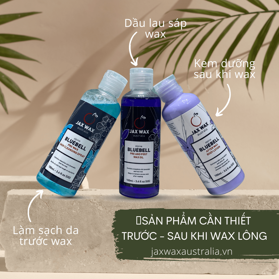 Bộ 3 sản phẩm trước - sau wax