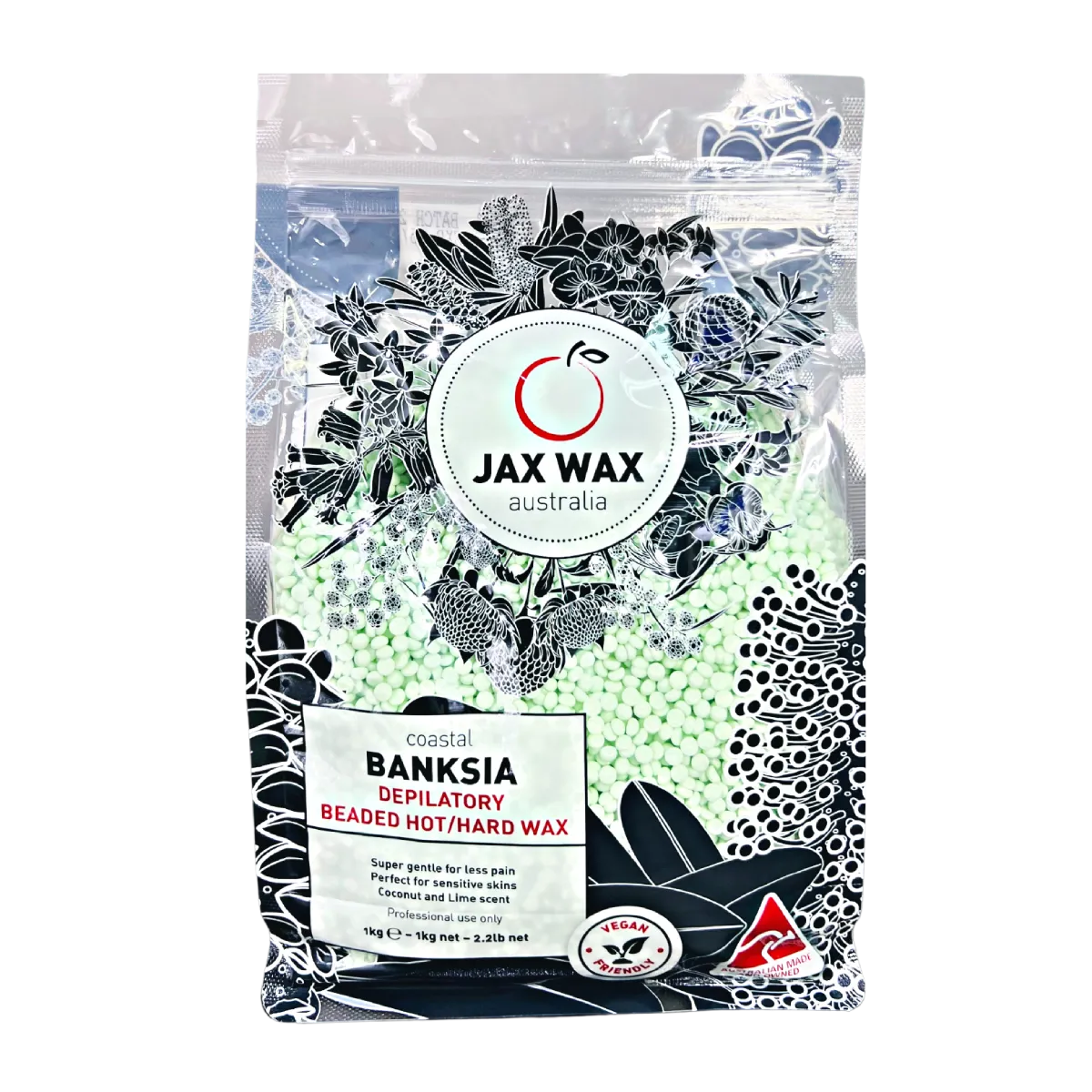 Sáp wax lông Jax Wax Australia Banksia dạng hạt 1kg