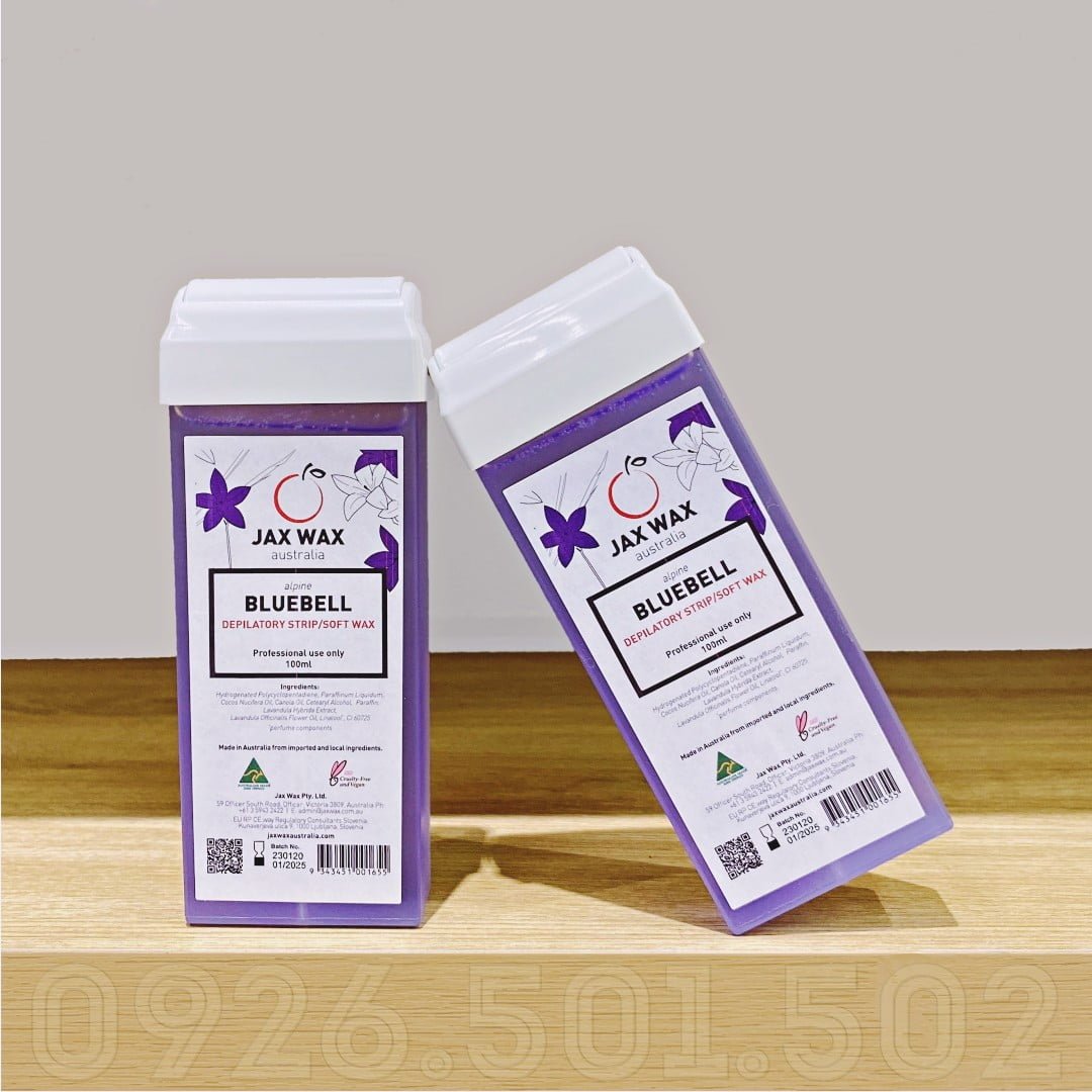 Sáp wax lông con lăn Jax Wax Bluebell 100ml
