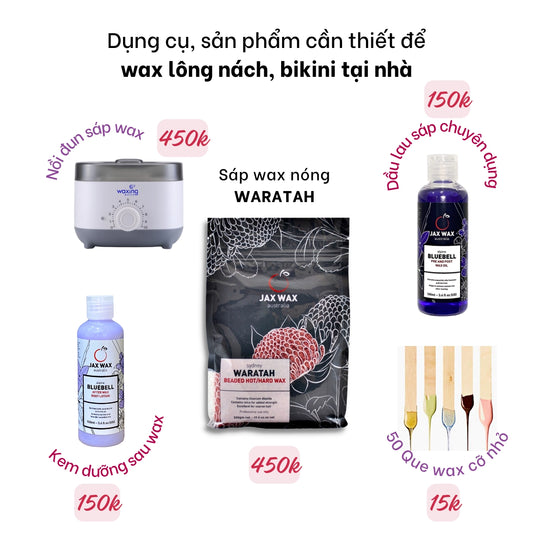 Set wax lông nách, bikini tại nhà Jax Wax Waratah