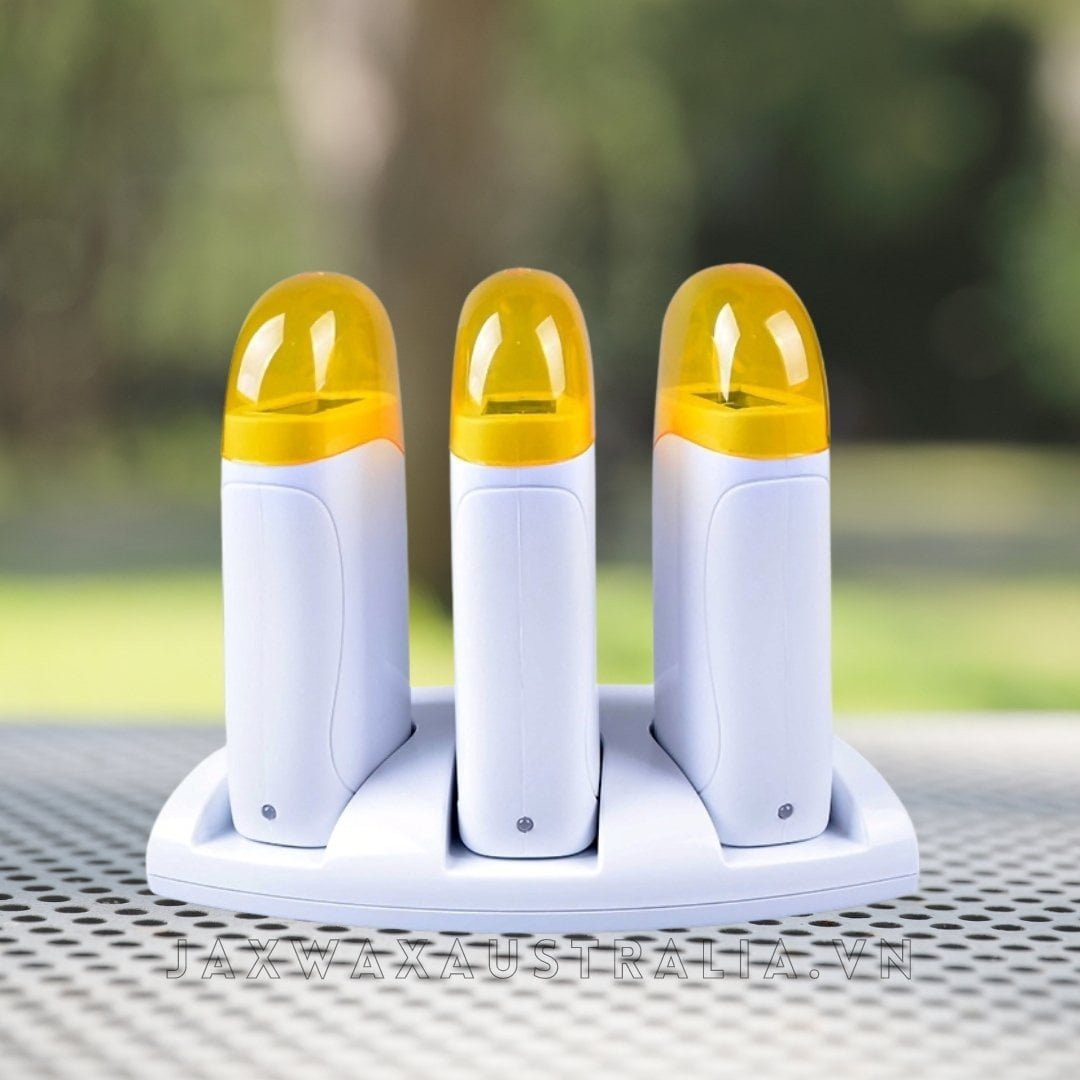 Máy wax lông con lăn đế 3 - làm nóng 3 tuýp sáp cùng lúc