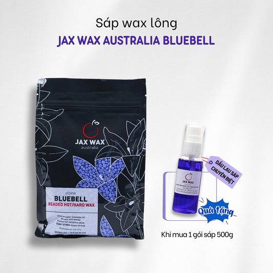 Sáp wax lông Jax Wax Australia Bluebell dạng hạt 500g