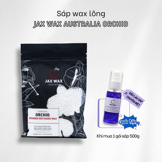 Sáp wax lông Jax Wax Australia Orchid dạng hạt 500g