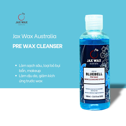 Dung dịch làm sạch da trước wax lông Jax Wax Bluebell Pre Wax Cleanser 100ml