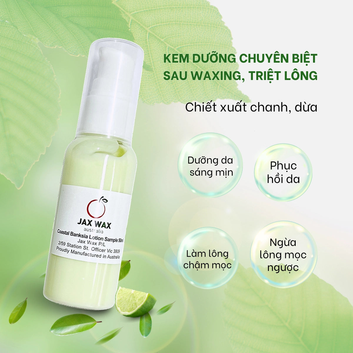Kem dưỡng sau wax Banksia After Wax Lotion 50ml