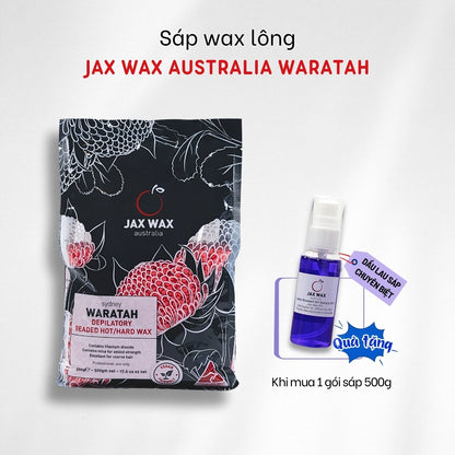 Sáp wax lông Jax Wax Australia Waratah dạng hạt 500g